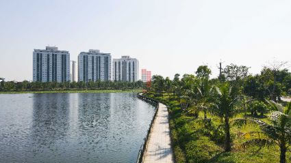 Bán chung cư Thanh Hà cienco 5 diện tích 66m2 thiết kế 2 phòng ngủ view hồ vị trí giao thông thuận tiện đi lại.