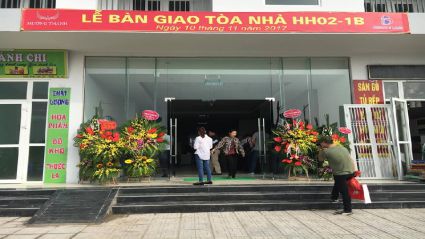 Chung cư B1.4 HH02-1B khu đô thị Thanh Hà chính thức bàn giao nhà cho khách hàng ngày 10/11/2017