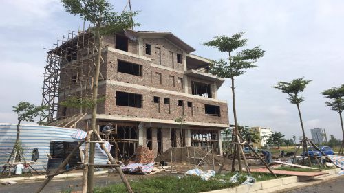 Tiến độ xây dựng khu đô thị Thanh Hà tháng 8/2016