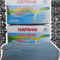 KHẨU TRANG 4 lỚP XANH DƯƠNG KHÁNG KHUẨN HAFAPRO