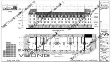 Sơ đồ ghép khối Block 29 liền kề La Casta Văn Phú - liền kề Văn Phú HiBrand - khu đô thị Văn Phú