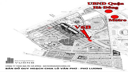 Cho thuê liền kề shophouse V6 khu đô thị Văn Phú mặt đường Lê Trọng Tấn, đã hoàn thiện có thang máy