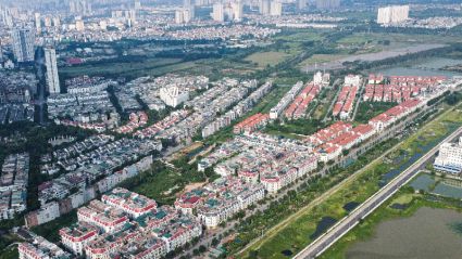 Bán Liền Kề Phú Lương LK38 Diện Tích 90m2, Mặt Tiền 7,2m Hướng Tây Nam Đường 30m Nhà Thô #H5091.374