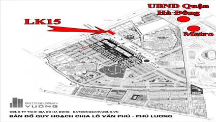 Cho thuê nhà Liền kề phân khu LKCVP lô LK15, mặt đường 12.5m, Khu đô thị Văn Phú [#H1786.1553]